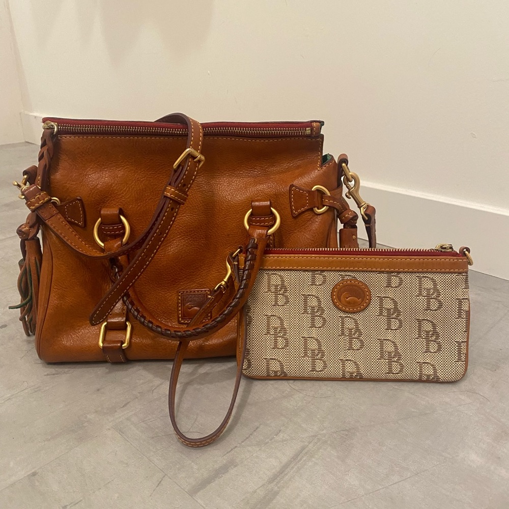 Dooney & Bourke Luxury Florentine Satchel & Wristlet